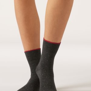 Patterned Short Socks