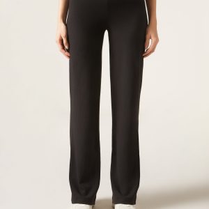 Cashmere Blend Palazzo Pants