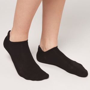 Unisex Cotton No-Show Socks with Back Tongue