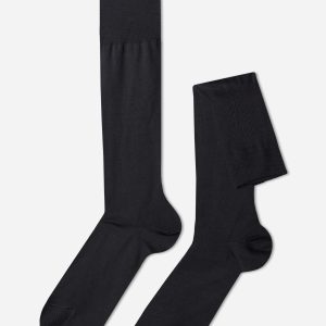 Men’s Lisle Thread Long Socks